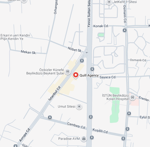 Quill Agency map