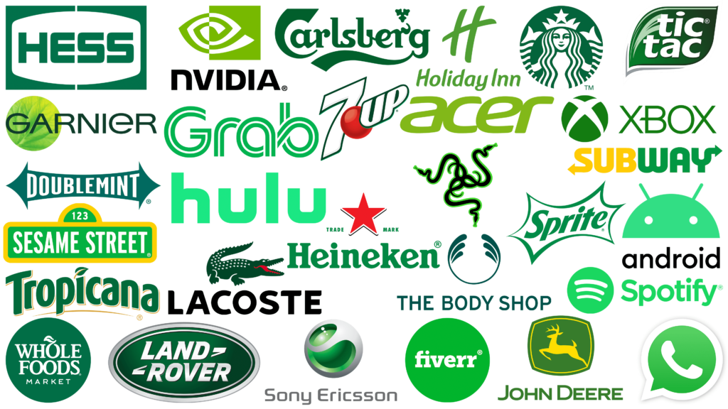 Famous-green-logos