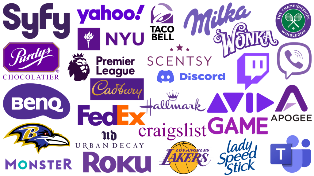 Famous-purple-logos